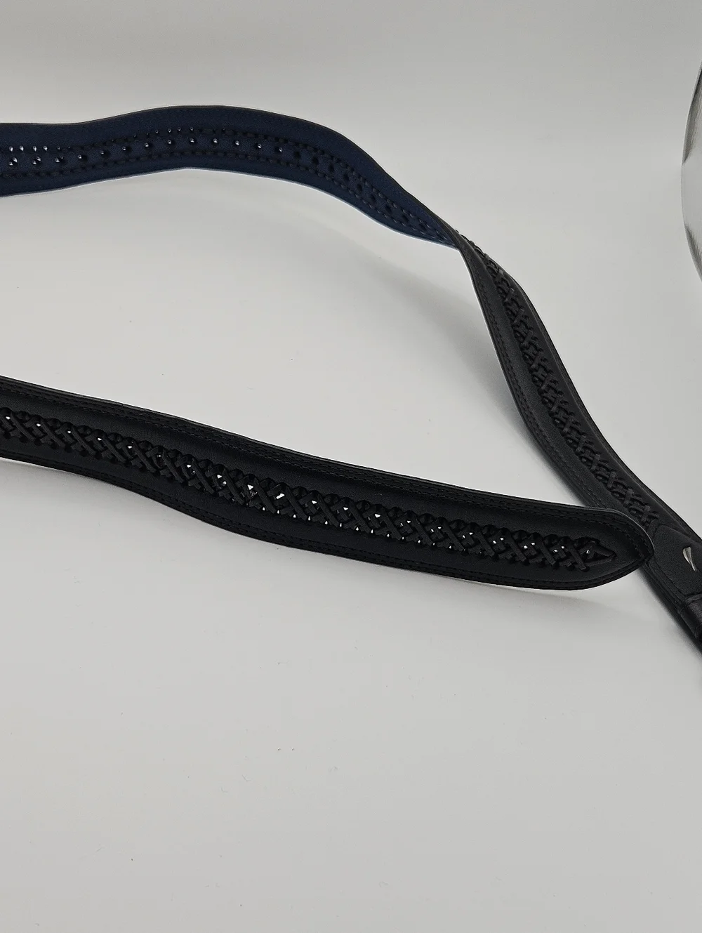 Nautica black faux leather belt size 32